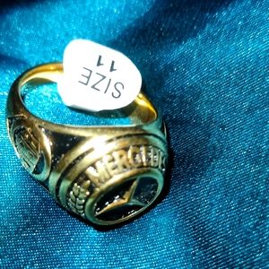 NEW GOLD STATEMENT RING